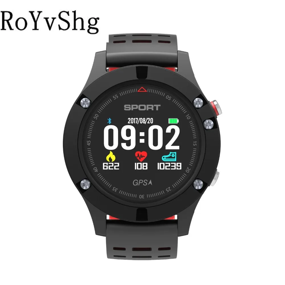 F5 Спорт smart watch для мужчин с монитор сердечного ритма Смарт часы GPS браслет Siri