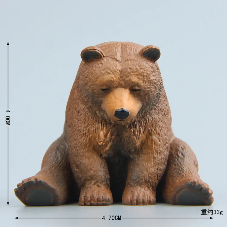 Симпатичные Doze Zoo животных 3D фигурки магнит мультфильм шаблон магнитные наклейки