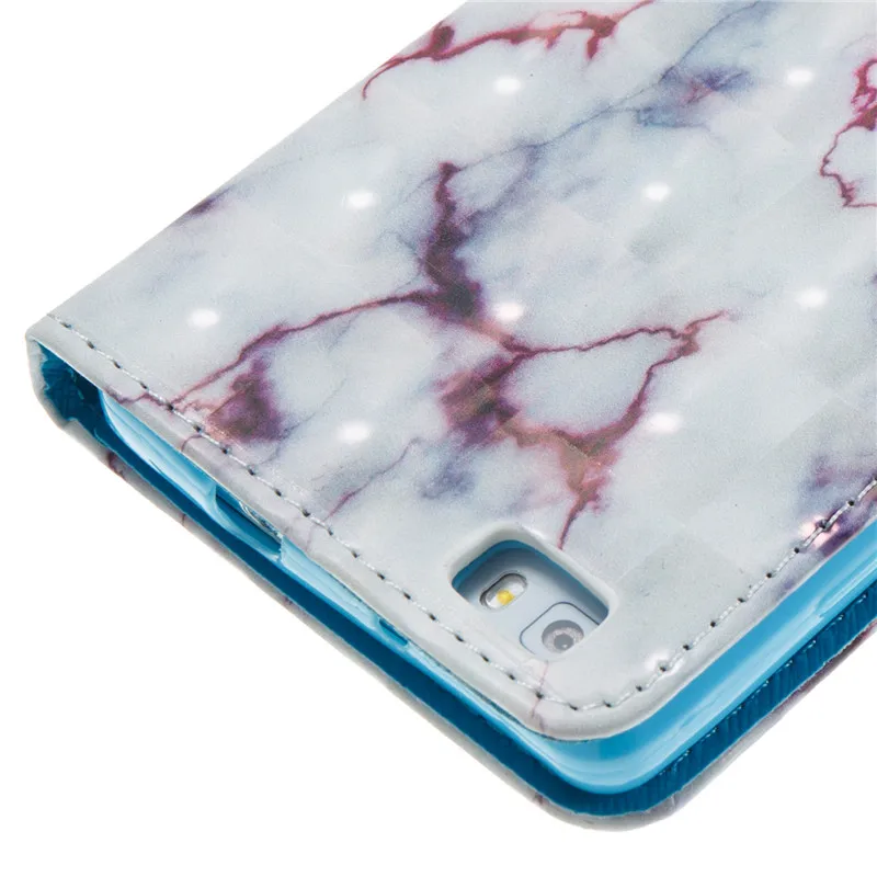 3D мраморный камень изображение Флип Бумажник Кожа с держателем карты Оболочка