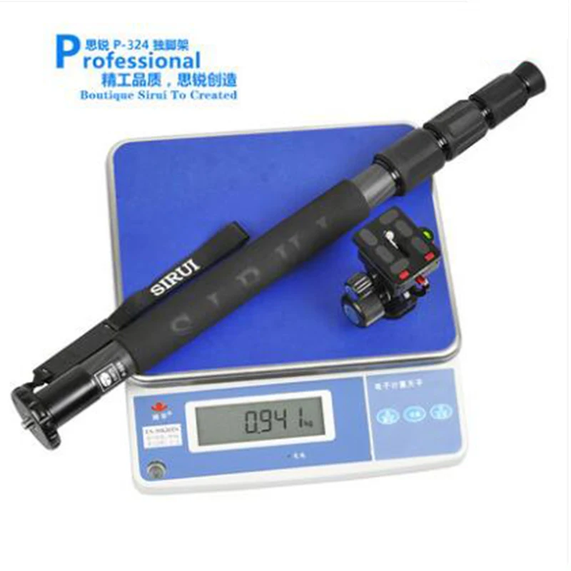 SIRUI Professional Carbon Fiber Monopod Kit Portable P-324 Ball Head L10 Lightweight Photography Set For Digital Camera | Электроника