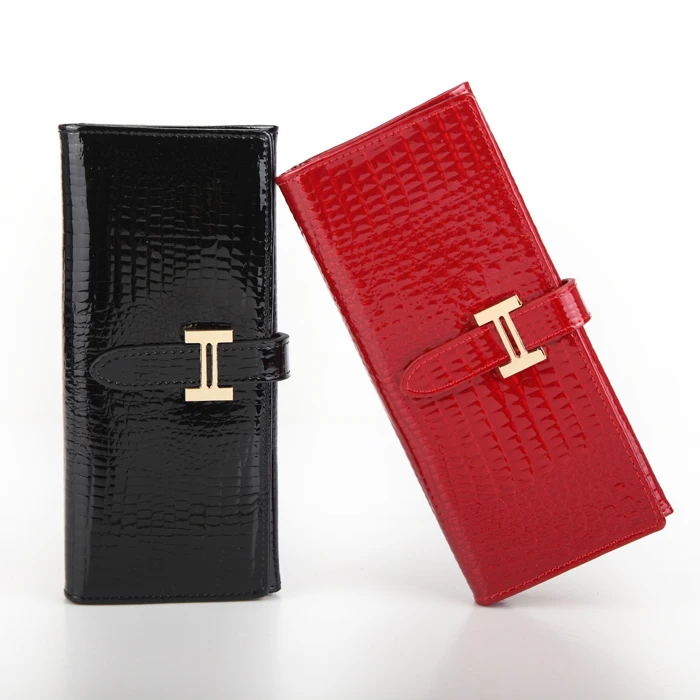100%Brand Hot Sale New Fashion Ladies Clutch Genuine Leather Purse Women's Wallets Cowhide Long Design Free Shipping | Багаж и сумки