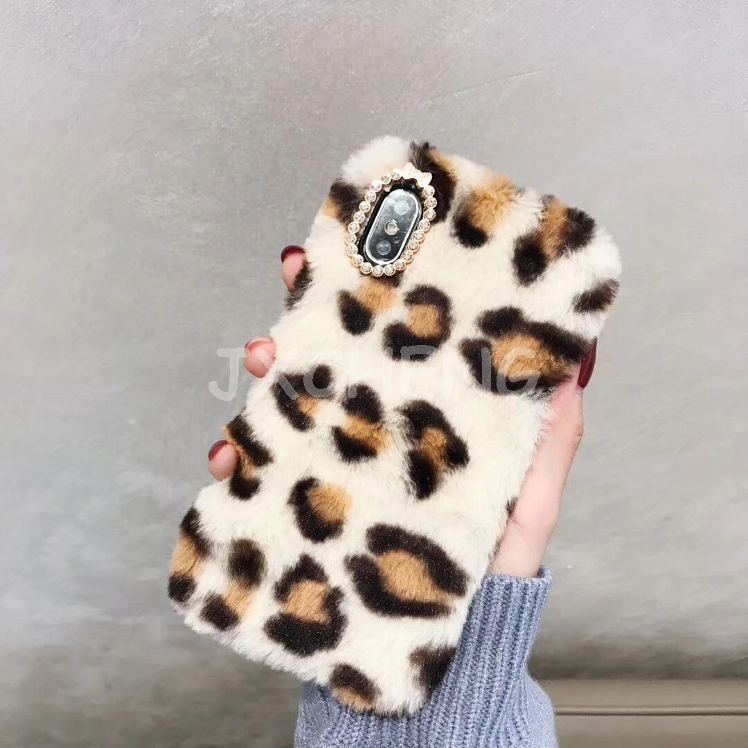 3D леопардовая фотография для Vivo V11/V11 Pro/Y97 милый кролик пушистый теплый мех