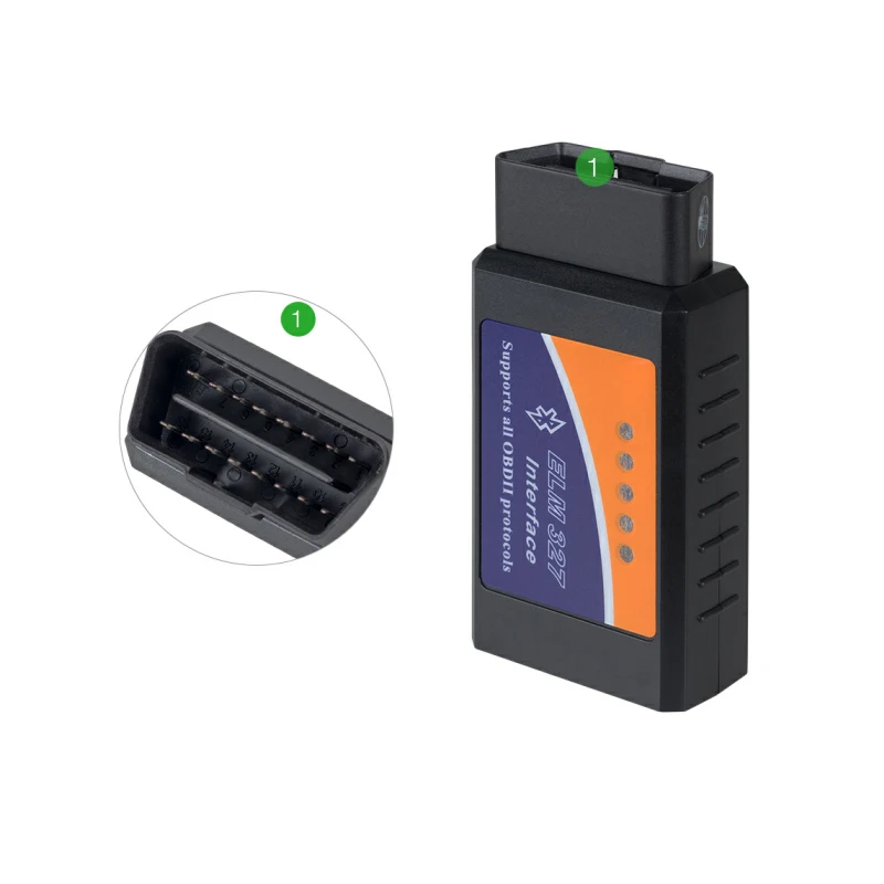 Считыватель кодов OBD2 ELM327 Bluetooth аппаратное обеспечение V1.5 v2.1 интерфейс ELM 327 OBD 2