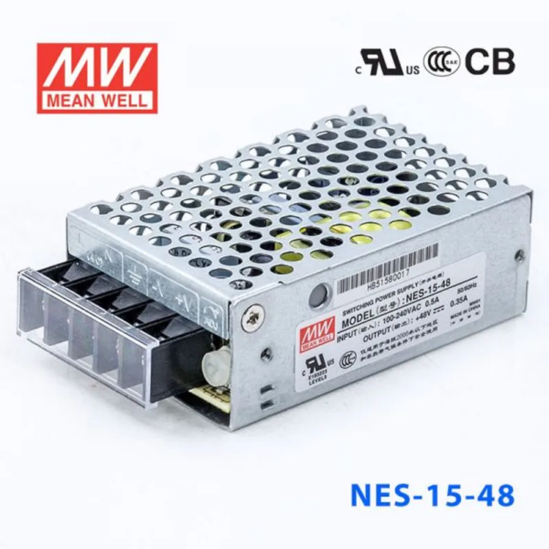 15 Вт 48 В 350 мА Источник питания Meanwell NES-15-48 в цепь SMPS | Обустройство дома