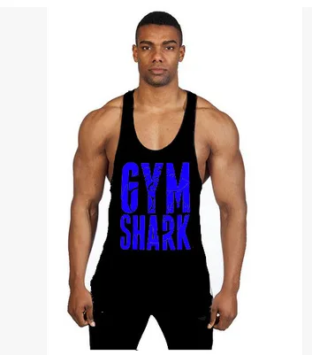 2014 хлопок фитнес-одежды тренажерный зал бодибилдинг мужчины рукавов спорт топы