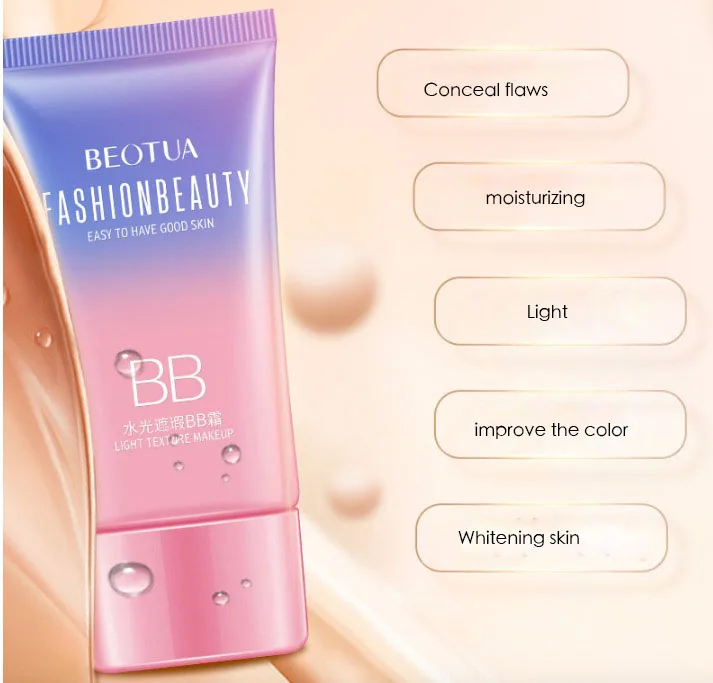 Новинка, BB крем SPF50+ консилер, изолирующий солнцезащитный крем, увлажняющий, отбеливающий, оголенный, для лица, красота, основа, макияж для лица, красота, макияж