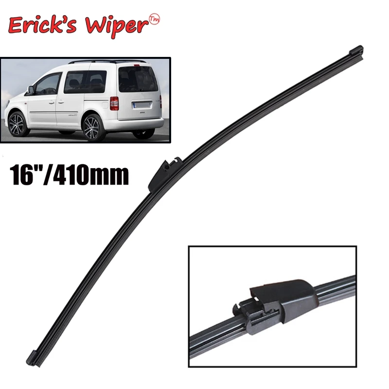

Erick's Wiper 16" Rear Wiper Blade For VW Caddy & Caddy Maxi Life 2K 2004 - 2014 Windshield Windscreen Rear Window