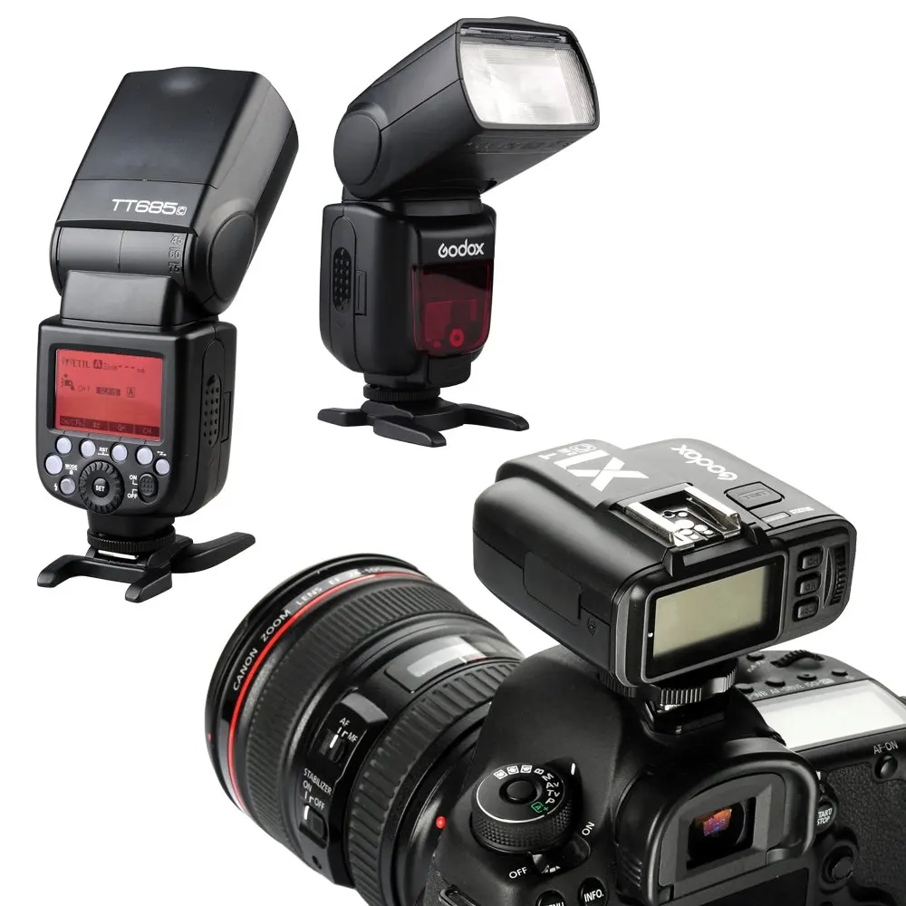Godox X1C X1T C 2 4G E TTL Беспроводная вспышка Speedlite один передатчик (TX) для Canon 1000D 600D 700D 650D
