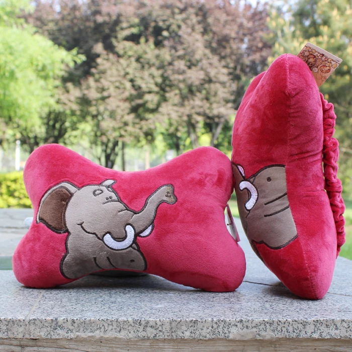 

2 шт., плюшевая подушка на подголовник, для автомобильного сиденья