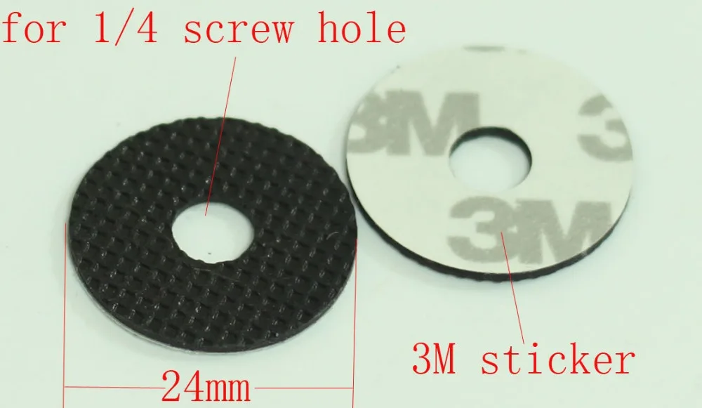

Резиновая шайба 2x24 мм с отверстием 1/4 дюйма и клеем 3 м для штатива/кронштейна/5D2 (в упаковке 2 шт.)