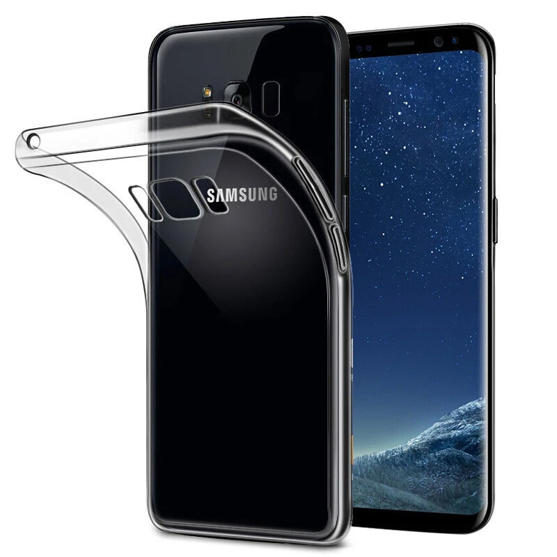 Прозрачный чехол из ТПУ с полным покрытием противоударный для Samsung Galaxy Note 4 7 8 C5 C7 C8