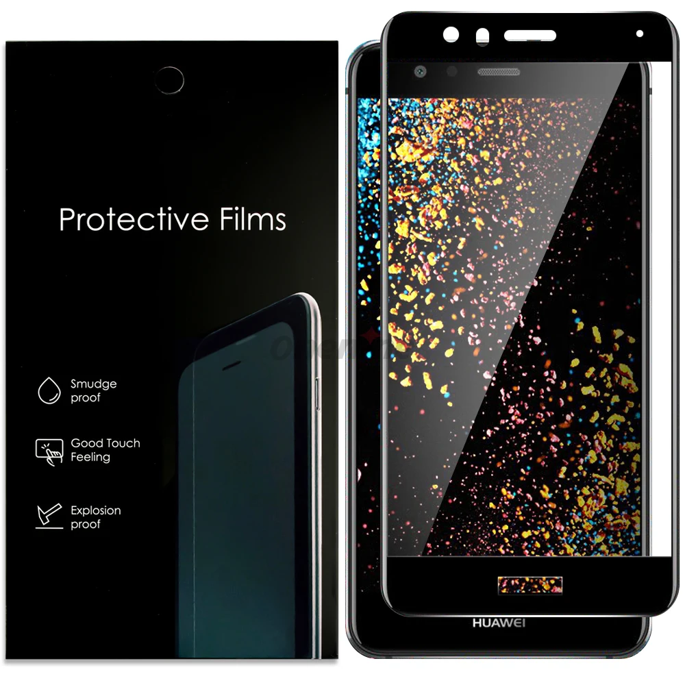 Onenine 3D вогнутый Премиум Закаленное стекло для huawei P10 P10 Lite P10 Plus стеклянная пленка 2.5D полное покрытие протектор экрана телефона