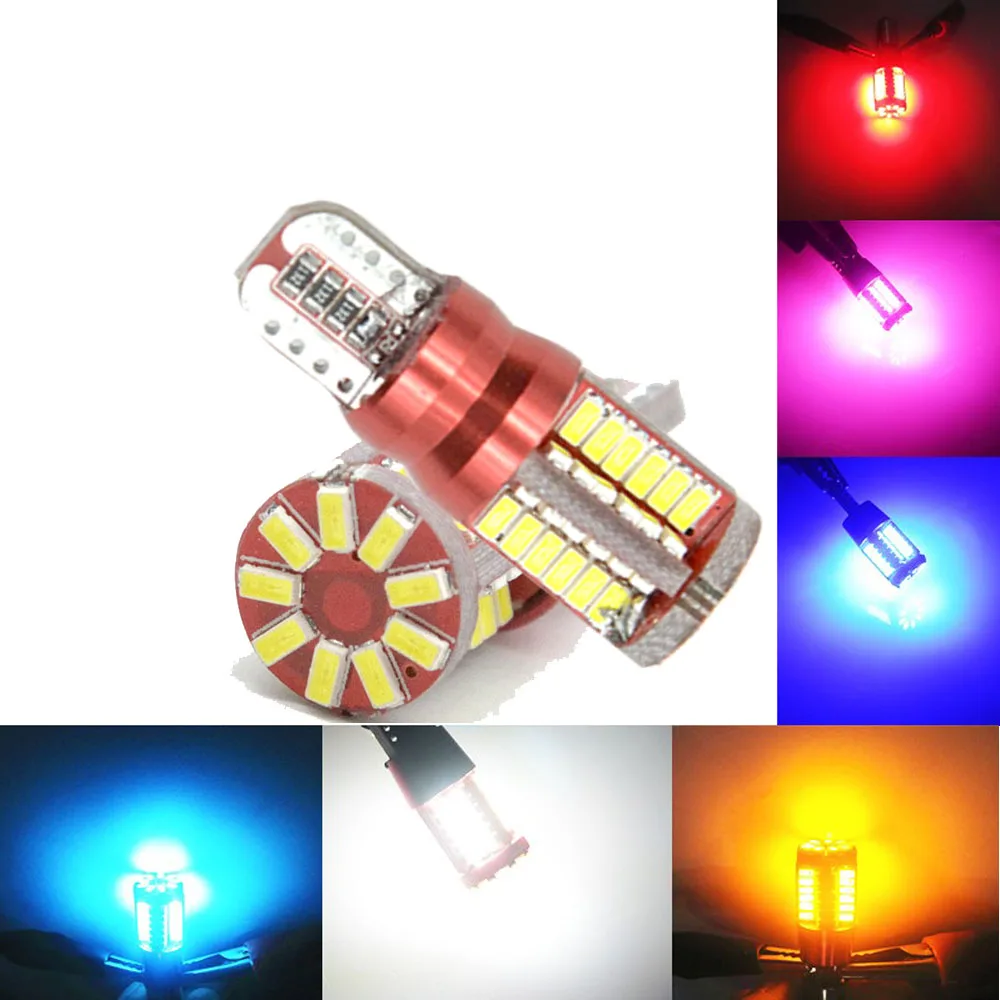 1 шт. Canbus T10 3014 57 SMD светодиодный для W5W 194 168 2825 автомобильный боковой клиновидный