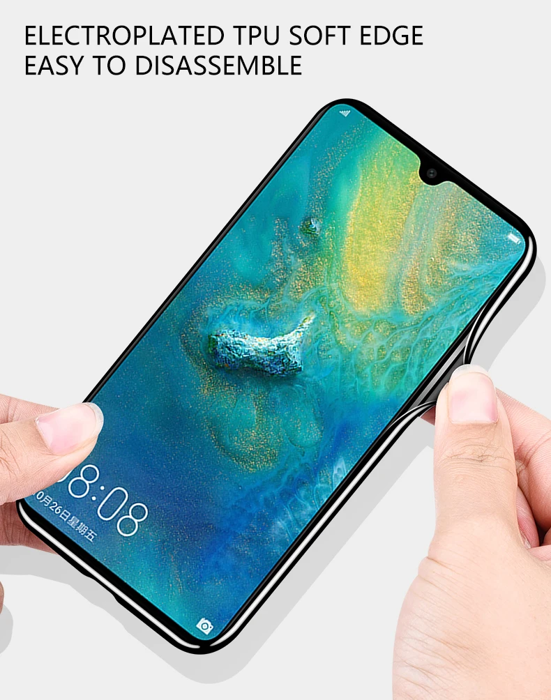 Чехол для телефона Huawei Mate 10 20 Lite 20X 20Pro чехлы Note10 nova 2s 3i роскошный стеклянный чехол