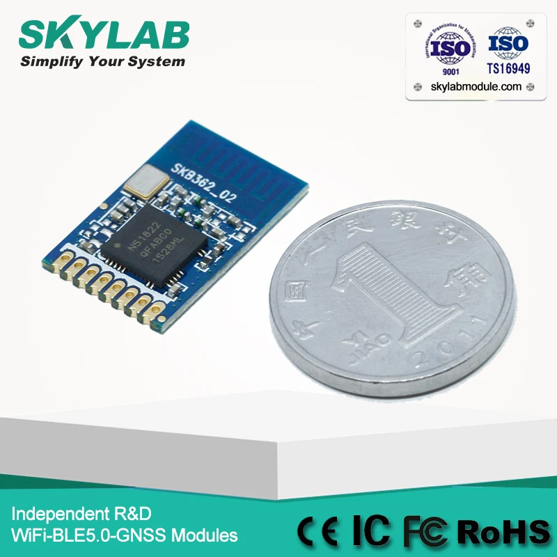 Модуль Skylab Ble Beacon Bluetooth Skb362 скандинавский Nrf51822 модуль 4 0 с низким