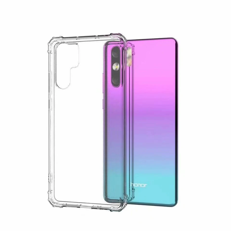 Роскошный противоударный чехол-подушка безопасности для huawei P10 P20 P30 Lite Plus Pro mate 10 20 Nova 3 3i 4 прозрачный мягкий кремний чехол 2 - Цвет: Clear