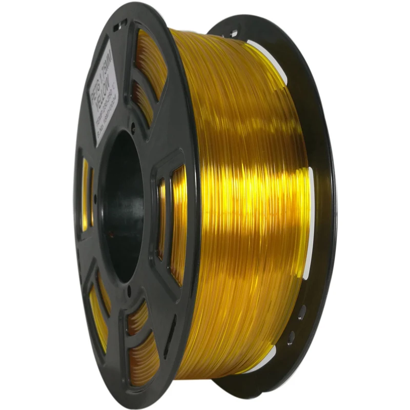 Trans Yellow-PETG Нить для 3d принтера PLA ABS PETG TPU мраморный Нейлон Металл углеродное волокно 1 кг/рулон 1,75 мм Материал PLA расходные материалы для 3d принтера - Цвет: Trans Yellow-PETG