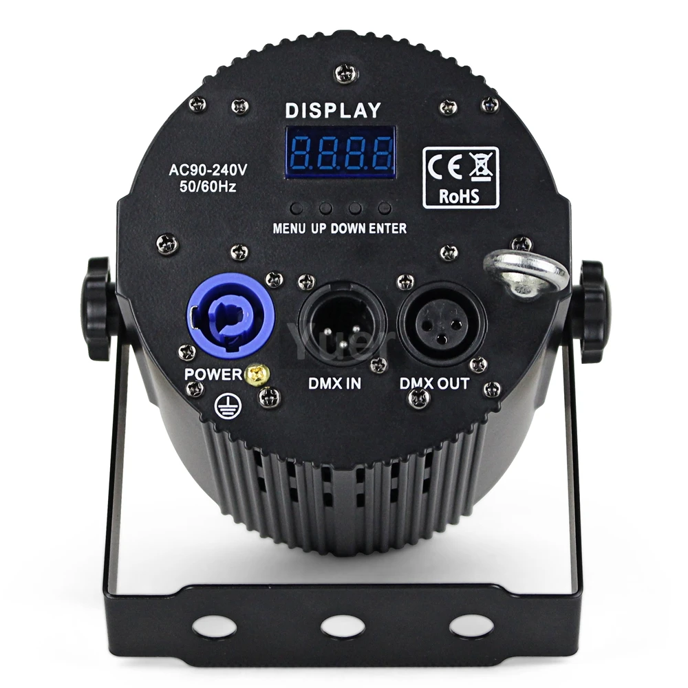 Сценическое светодиодное освещение Par RGBW 4 шт./лот 40 Вт диско свет DMX512 для свадьбы