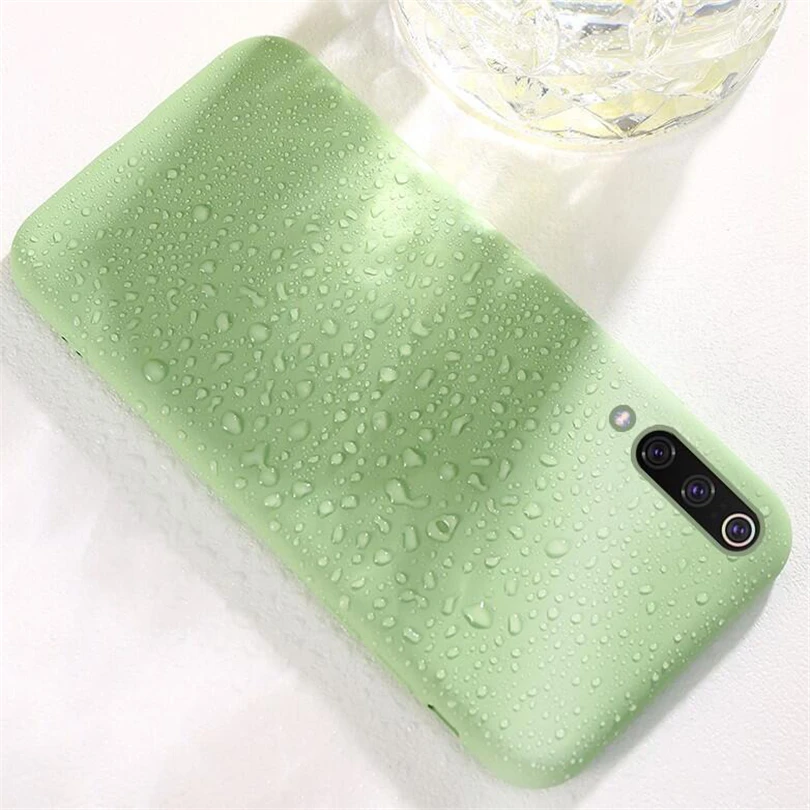 Lightweight Case For Xiaomi Mi 9SE 8SE A1 A2 9 8 Liquid Soft Silicone TPU Shockproof Cover Lite Mix 2 3 2S |