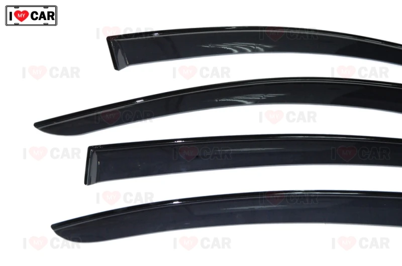 Window deflectors for Renault Fluence 2010- car window deflector wind guard vent sun rain visor cover styling | Автомобили и