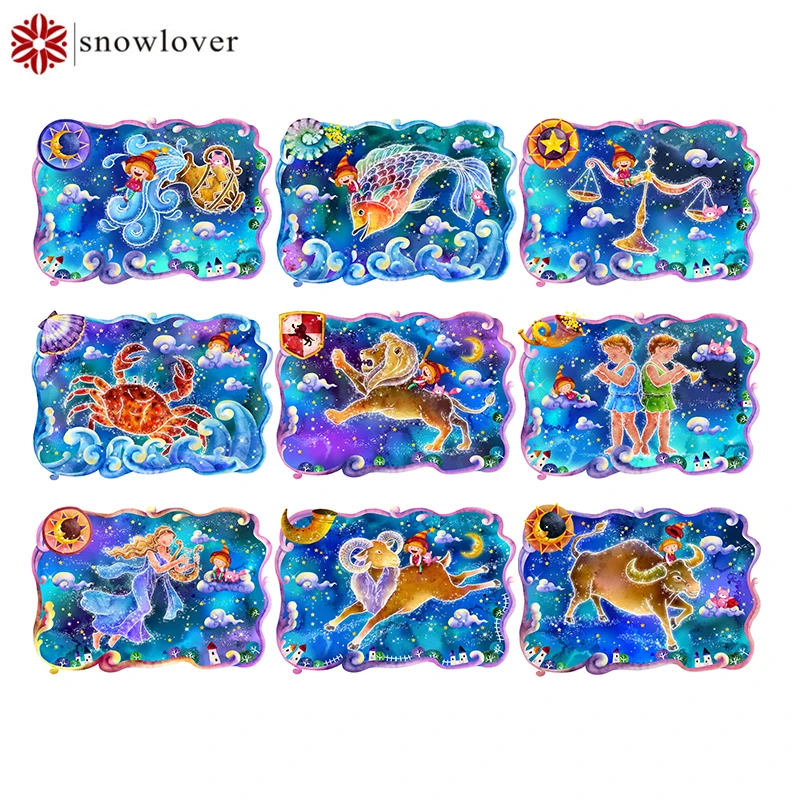 Snowlover 5D Full DIY Diamond Embroidery square constellation Painting Cross Stitch 3D Mosaic Constellation830 | Дом и сад