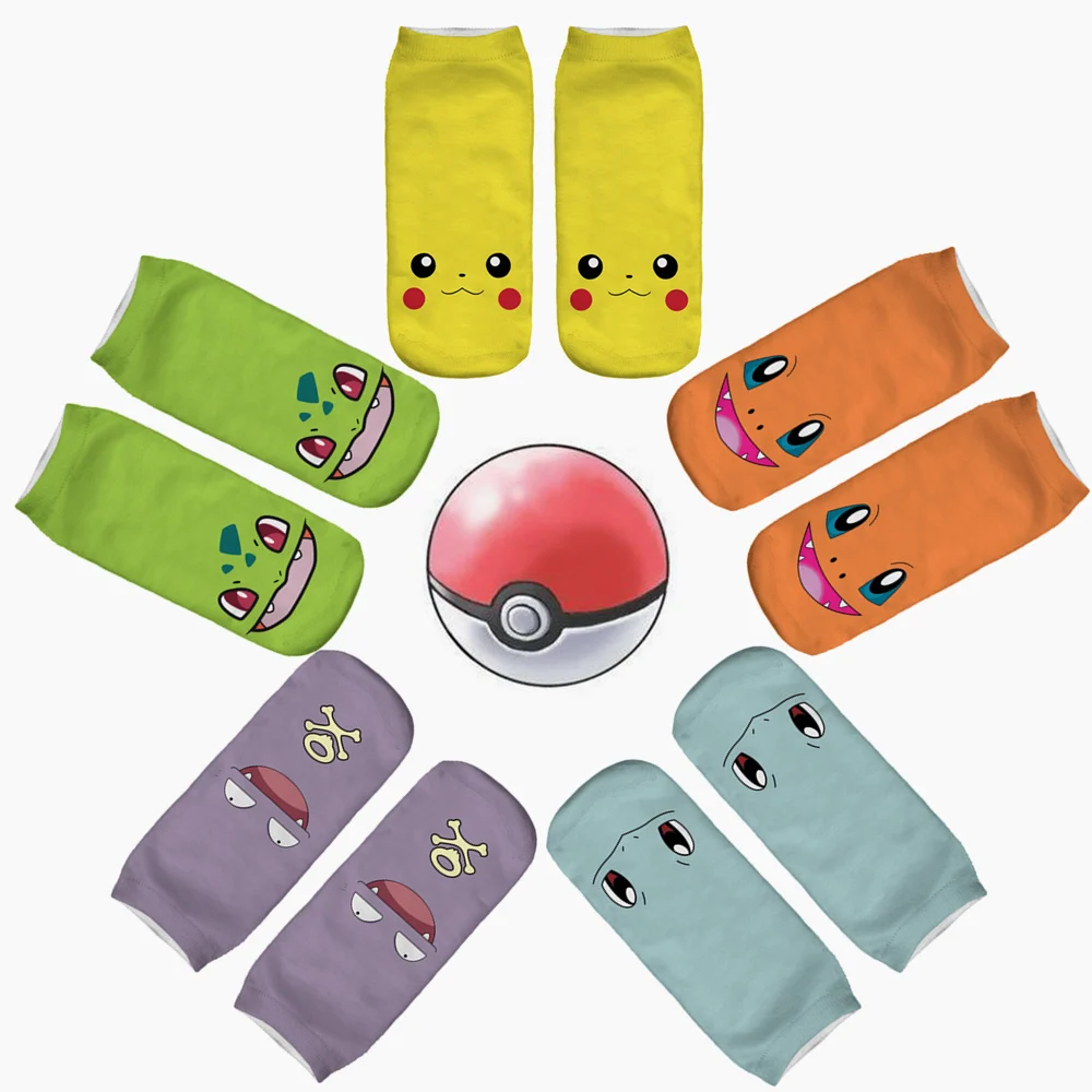 Новый Популярный Покемон печать Пикачу чармандер настенные наклейки Низкие