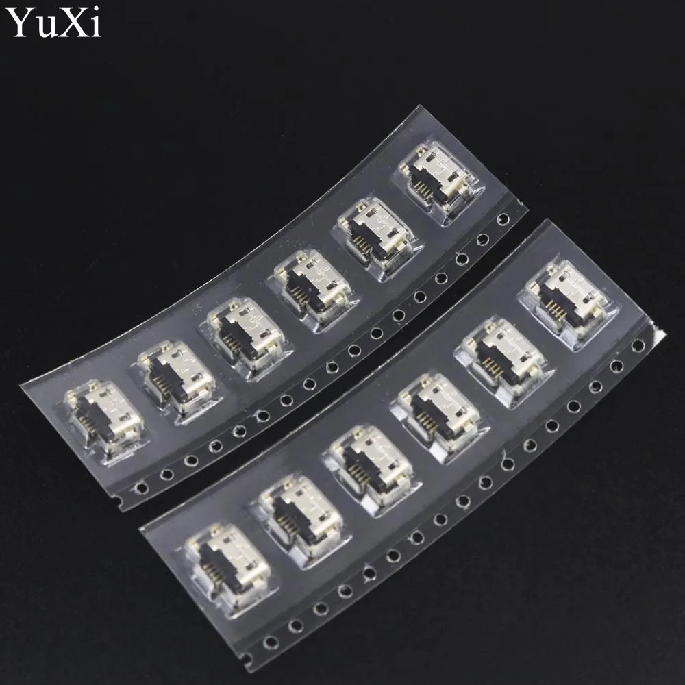 YuXi Micro 2 0 разъем USB зарядный порт запасные части для HUAWEI P8 LITE SMART ASCEND G760|Соединители|