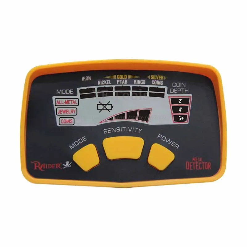 Search Underground Metal Detector Professional Gold Wiring Treasure Hunter LCD Display Detect Depth 5m 2 Coils | Инструменты