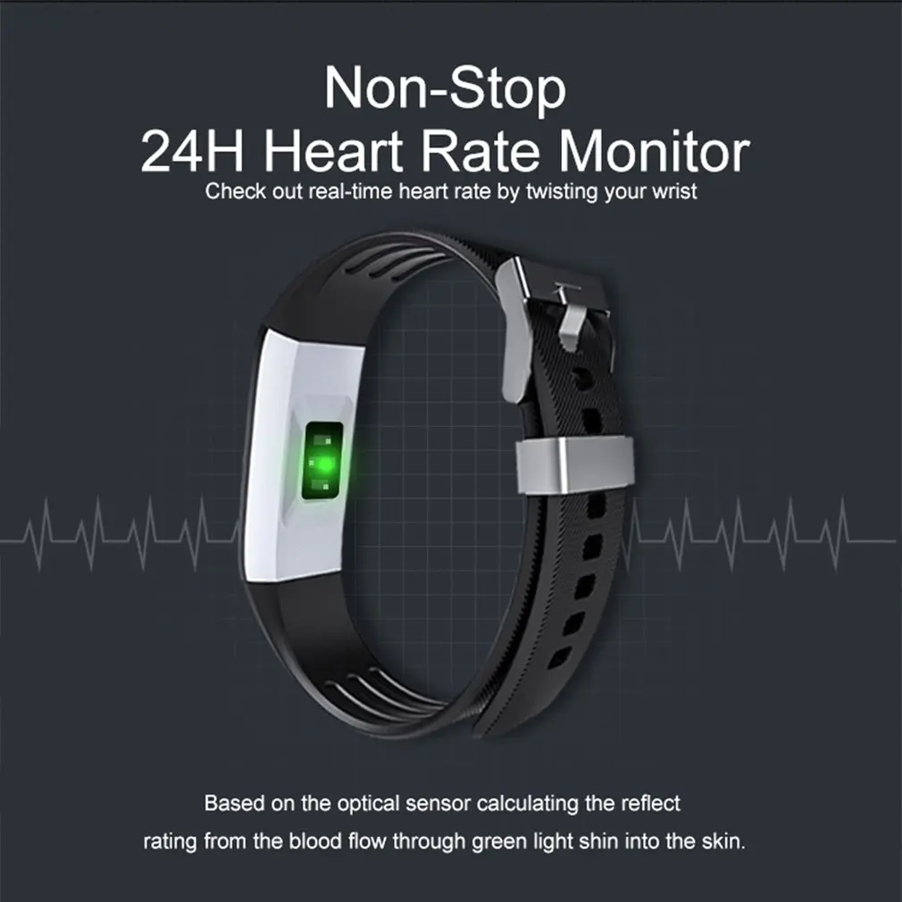 TLWB7Pro 0 96 &quotцветной экран Smartband монитор сердечного ритма водонепроницаемый gps