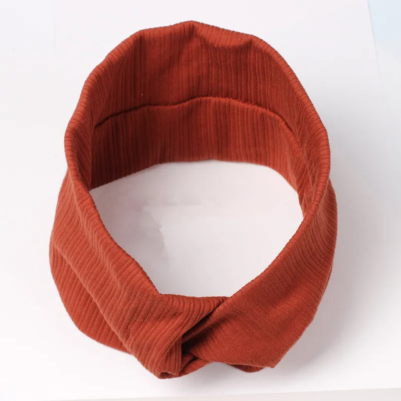 1pcs Women Headband New Turban Headwraps Girls Makeup Winter Screw Thread Elastic Hair Band Twisted Knotted Accessories |