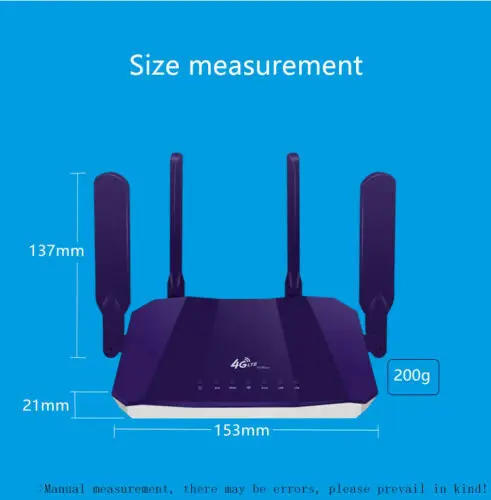 Беспроводные Wi-Fi роутеры 300 Мбит/с крытый LTE роутер 4 антенны полный диапазон сигнала