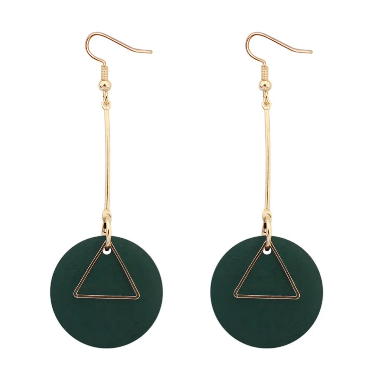 1 пара Розничная Европейский Стиль Элегантные Простые Треугольники кольца