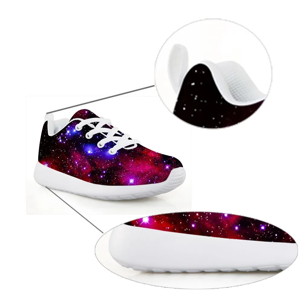FORUDESIGNS/синие Космические 3D Galaxy Кроссовки для мальчиков профессиональная уличная