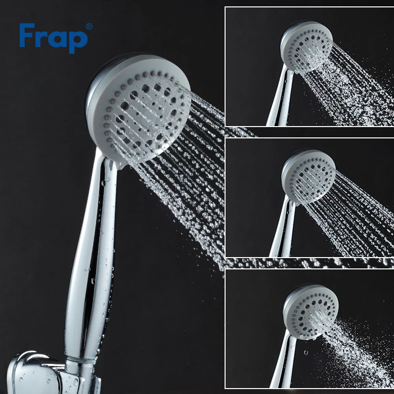 Frap 3 фото/Lot круглый Насадки для душа ABS Пластик стороны провести дождь Спрей Ванна Душ экономии воды Аксессуары для ванной комнаты F06