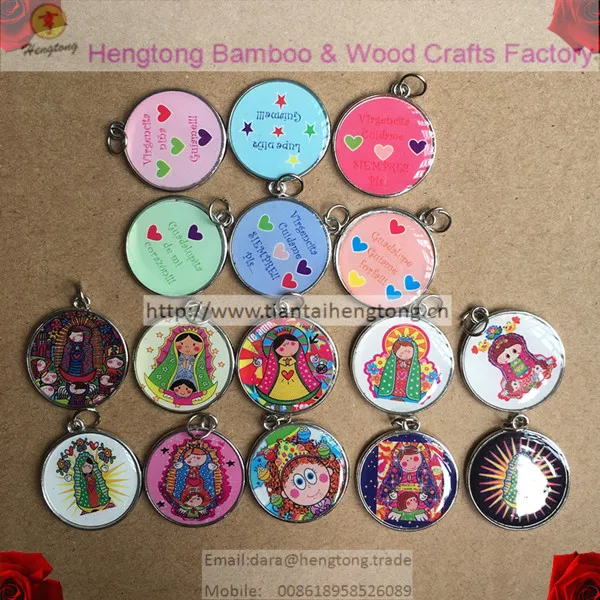 Бесплатная доставка 25 дневная детская девственная гуадалупа подвеска Шарм из