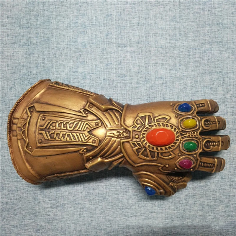 Светодиодный светильник Thanos Infinity Gauntlet Мстители Бесконечность войны косплей горячая ПВХ/латекс светодиодный перчатки для игрушки для детей и взрослых подарок костюм реквизит