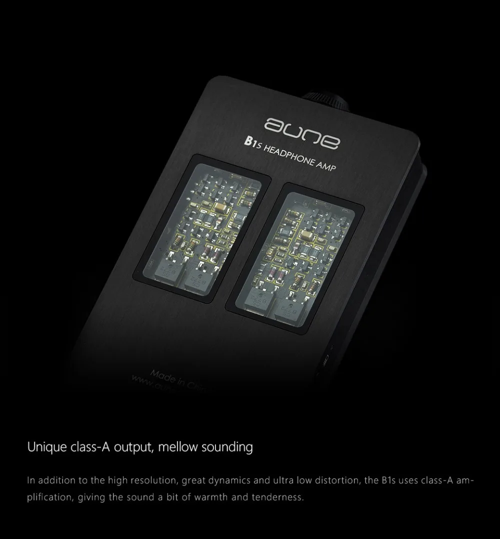Aune B1 Separate Pure Class A Ear Amplifier Portable HIFI Headphone Amplifier Handset Ear Amplifier