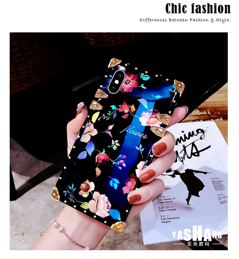 Роскошный цветочный милый силиконовый чехол для телефона iphone 7 6 S 8 plus X XR XS 11 Pro MAX чехол для samsung S8 S9 Note 8 9 A50 A70