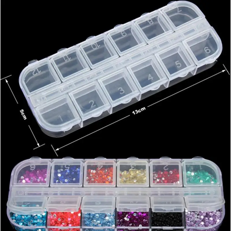 YI HONG съемная прозрачная пластиковая разделенная коробка для хранения домашнего