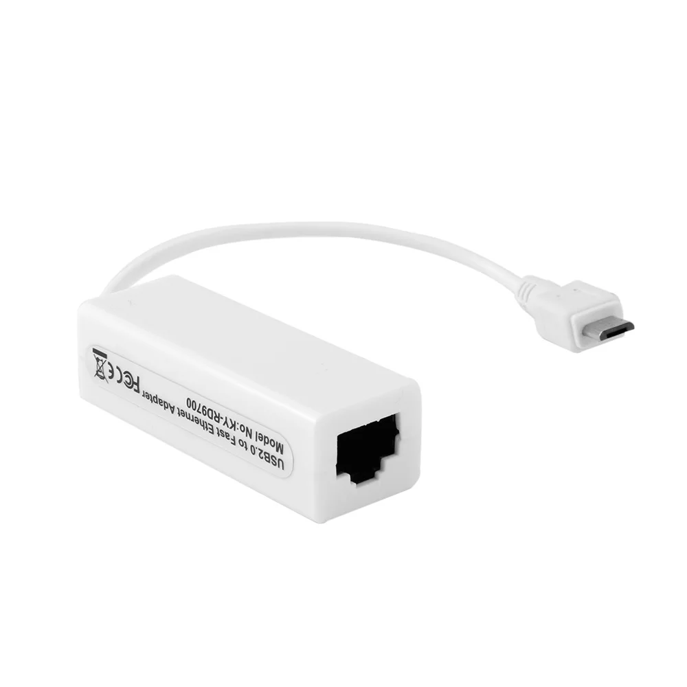 Сетевой адаптер Micro USB к RJ45 поддержка TCP/IP/NETBEUI/IPX/SPX сетевой протокол 10/100 м сеть
