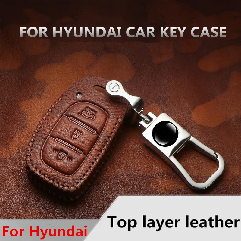 2019 эластичная одежда устойчивый винтажный верхний слой кожаный чехол для ключей