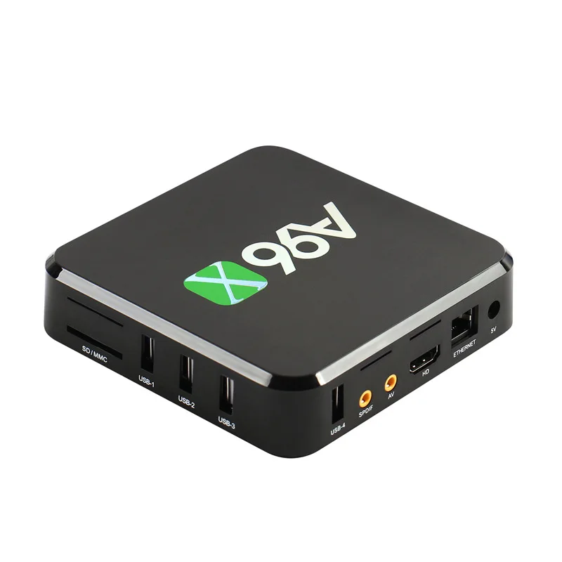10 шт. A96X Умные телевизоры Box Amlogic S905X 4 ядра 1 ГБ Оперативная память 8 Встроенная Коди