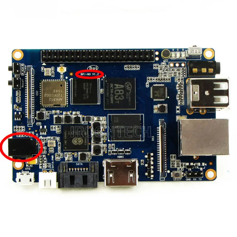 Версии 1.2: bpi-m3 банан Pi M3 a83t Восьмиядерный (8-core) 2 ГБ Оперативная память BPI с Wi-Fi и