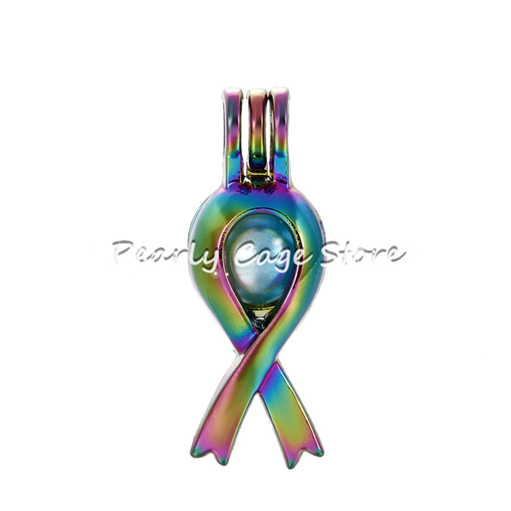 5 шт. Радужный крест с ангелами жемчужные бусины в виде галстука русалки клетка