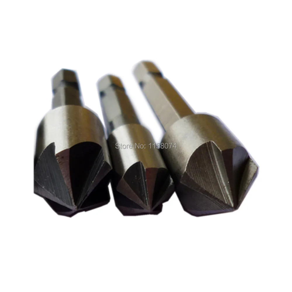 Сверло с потайной раковиной 5 шт. шестигранный Круглый хвостовик углом поворота 82