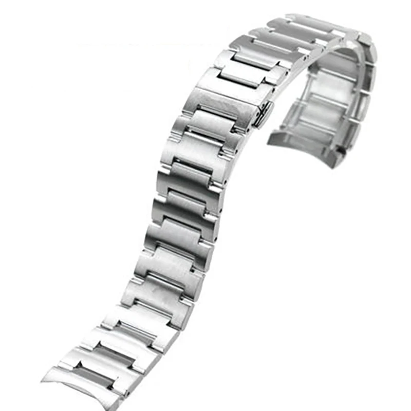 Часы isunzun Band женские для MIDO Commander M021.431A ремешок для часов бренд из нержавеющей стали ремешки для часов для женщин - Цвет ремешка: silver