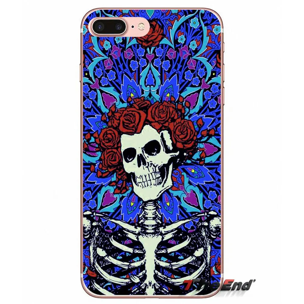 Музыкальная группа Grateful Dead чехол для телефона iPhone X 4 4S 5 5S 5C SE 6 6S 7 8 Plus Samsung Galaxy J1 J3 J5