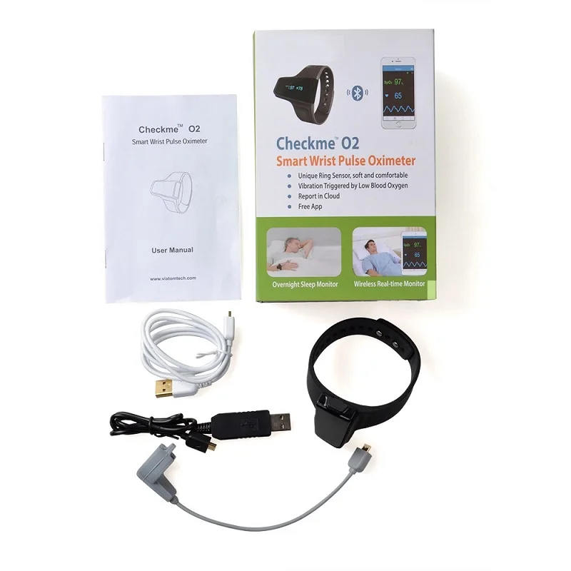 With Data Line ELERA Пульсоксиметр Часы Bluetooth Смарт наручные Портативный OLED монитор апноэ сна бессонница сердцебиение палец Pulsioximetro - Цвет: With Data Line