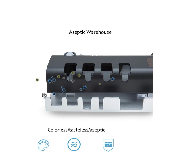 Стерилизатор зубной пасты автоматический держатель для щетки с УФ