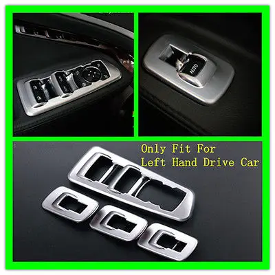 

Chrome Interior Door Window Switch cover trims 4pcs For Ford Explorer 2011 2012 2013 2014